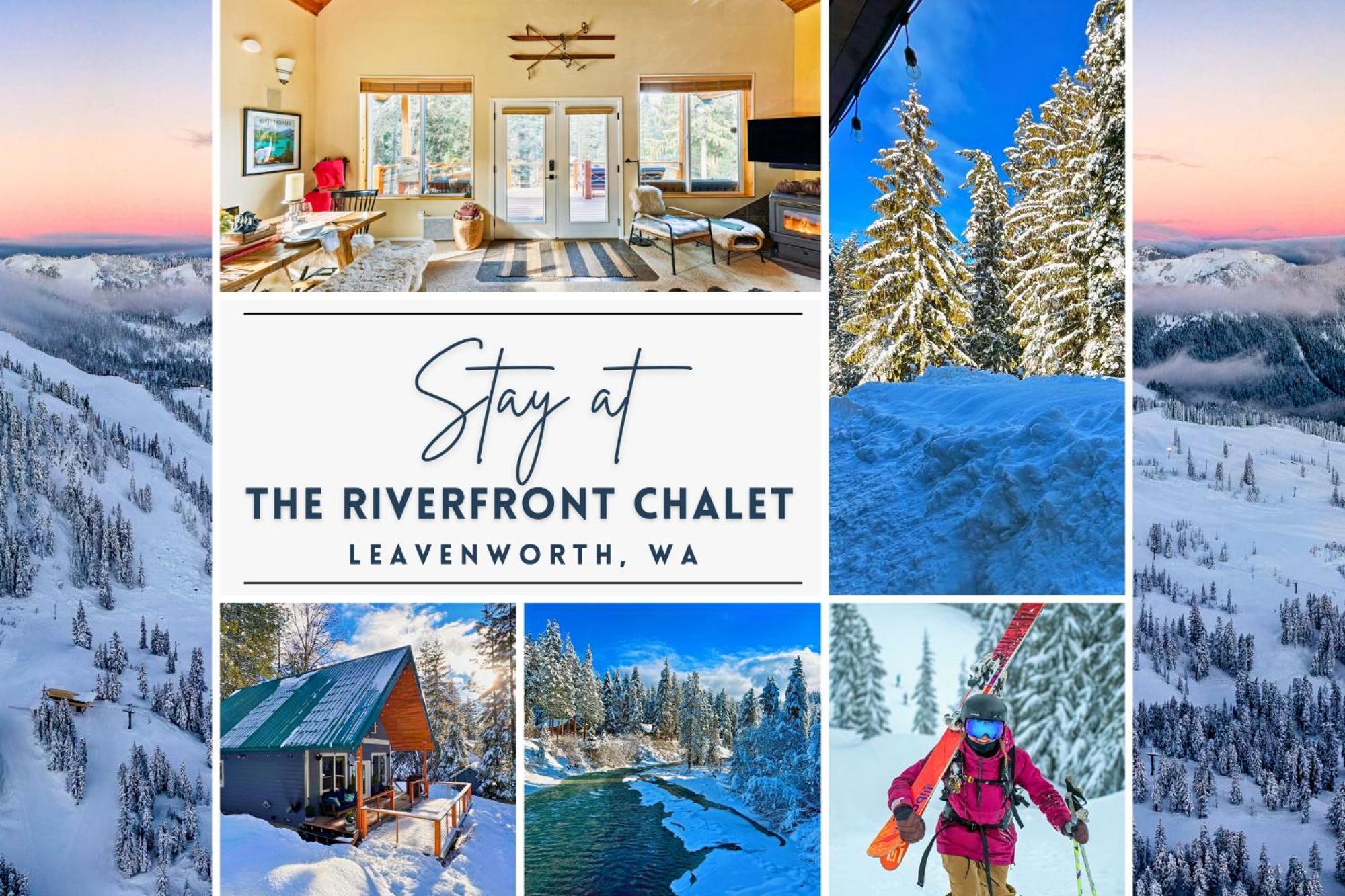 Chalet Riverfront Near Skiing, Lakes, Mtns &