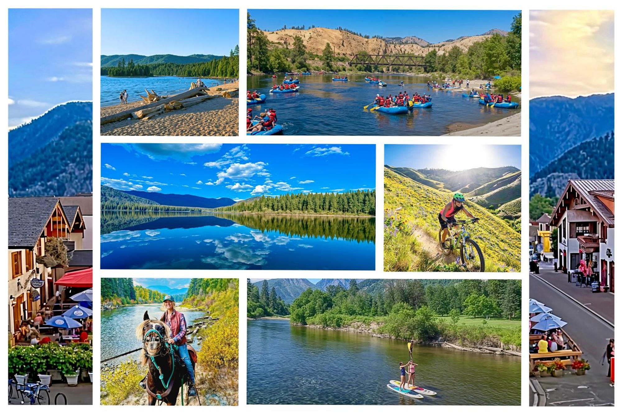 Riverfront Near Skiing, Lakes, Mtns & Chalet *